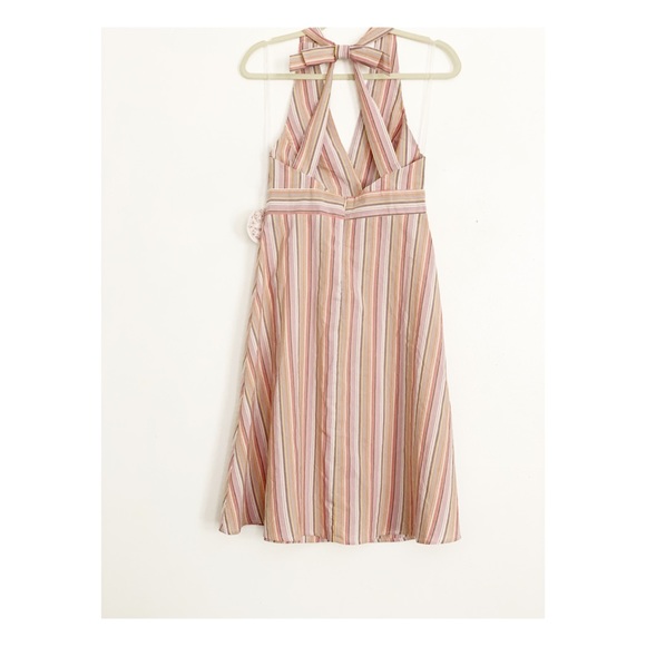 Gypsies& moondust strip halter dress size 7 - Picture 2 of 2
